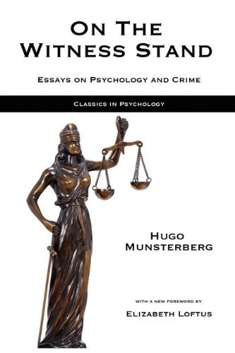 Cover for Hugo Munsterberg · On the Witness Stand: Essays on Psychology and Crime (Classics in Psychology) (Paperback Book) (2009)