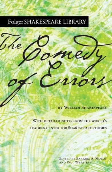 Cover for William Shakespeare · The Comedy of Errors - Folger Shakespeare Library (Paperback Book) (2020)
