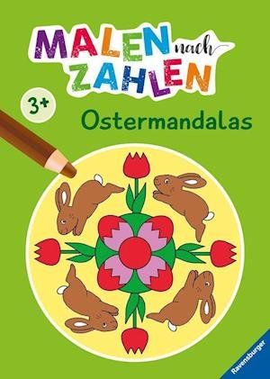 Cover for Katrin Merle · Ravensburger Malen nach Zahlen ab 3 Jahren Ostermandalas - 24 Motive - Malheft für Kinder - Nummerierte Ausmalfelder (Paperback Book) (2022)