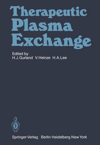 Cover for H -j Gurland · Therapeutic Plasma Exchange (Paperback Book) (1981)