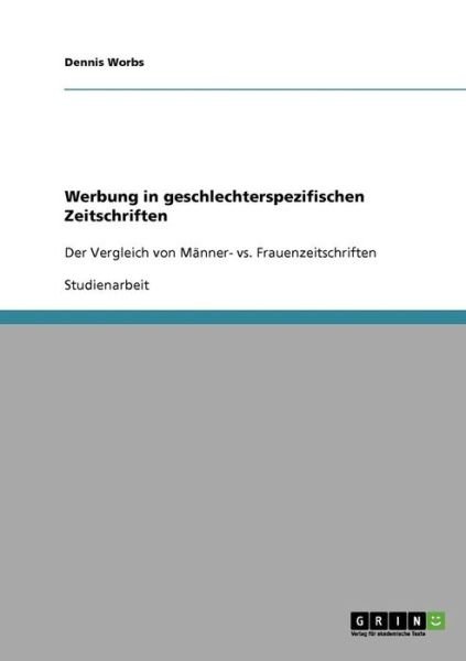 Cover for Worbs · Werbung in geschlechterspezifisch (Bog) [German edition] (2013)
