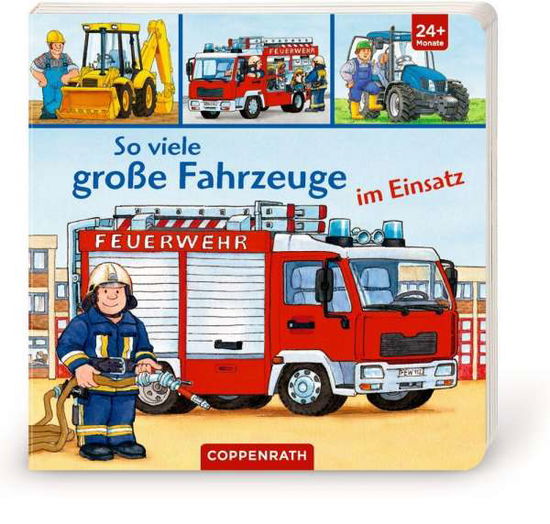 Cover for Stefan Seidel · So viele große Fahrzeuge im Einsatz (Board book) (2021)