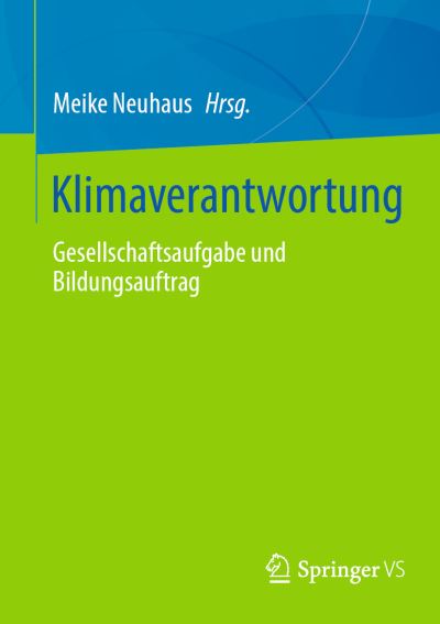 Cover for Meike Neuhaus · Klimaverantwortung (Bok) (2024)