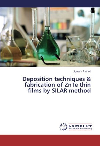 Cover for Jignesh Rathod · Deposition Techniques &amp; Fabrication of Znte Thin Films by Silar Method (Pocketbok) (2014)