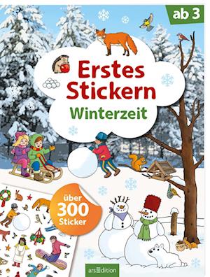 Erstes Stickern - Winterzeit - Sebastian Coenen - Kirjat - Ars Edition GmbH - 9783845844909 - maanantai 4. lokakuuta 2021