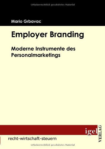 Cover for Mario Grbavac · Employer Branding (Paperback Book) [German edition] (2009)