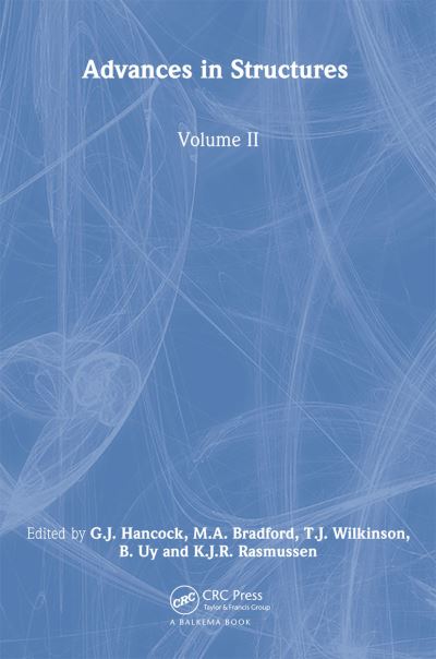 Cover for Hancock · Advances in Structures, Volume 2: Proceedings of the ASSCCA 2003 Conference, Sydney, Australia 22-25 June 2003 (Hardcover Book) (2003)