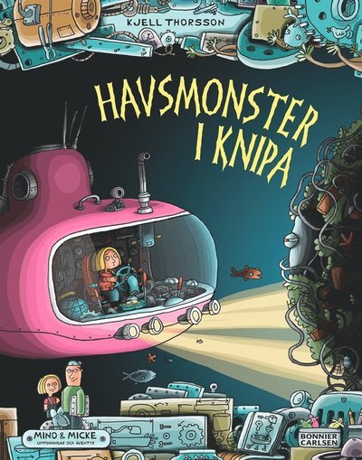 Cover for Kjell Thorsson · Mino och Micke: Havsmonster i knipa (ePUB) (2017)