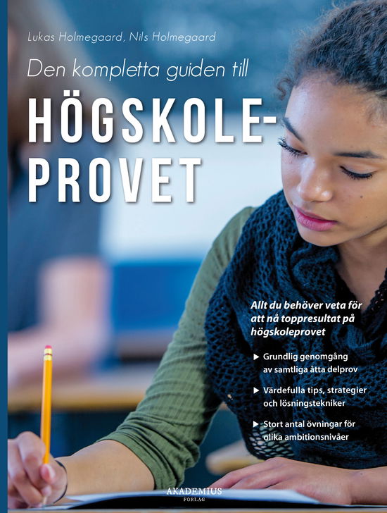 Cover for Lukas Holmegaard · Högskoleprovet : Den kompletta guiden (Book) (2023)