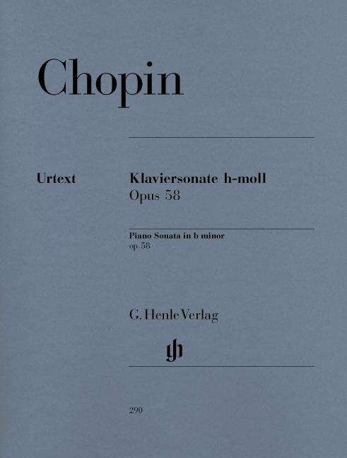 Klaviersonate h-Moll op.58.HN290 - Chopin - Livros - SCHOTT & CO - 9790201802909 - 6 de abril de 2018