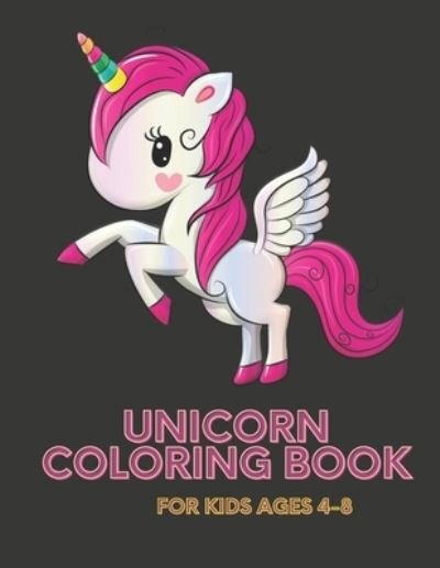 Cover for Belf · Unicorn Coloring Book, 50 Coloring Pages, Gift for Kids, (Paperback Bog) (2021)