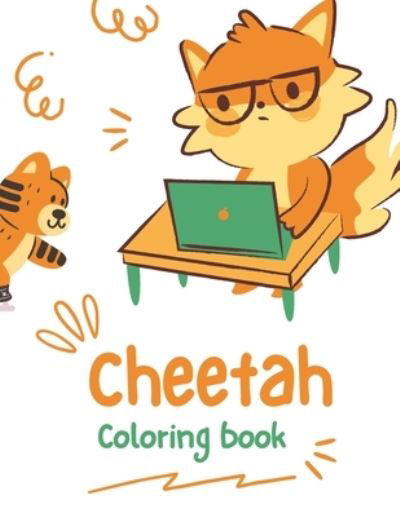 Cover for Augusta Publishers · Cheetah Coloring Book (Paperback Bog) (2021)