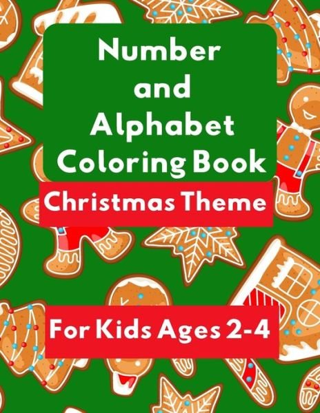 Cover for Lubawi Books · Number and Alphabet Coloring Book Christmas Theme (Pocketbok) (2020)