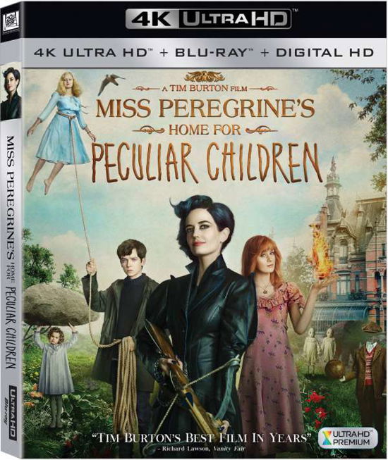 Cover for Miss Peregrine's Home for Peculiar Children (4K UHD Blu-ray) (2016)