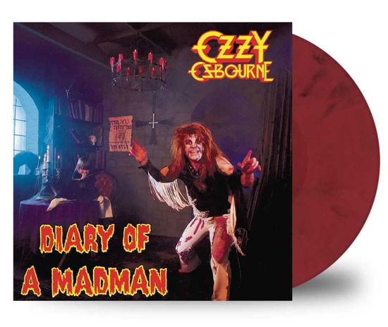 Cover for Ozzy Osbourne · Diary Of A Madman (Red / Black Swirl Vinyl) (LP) [Red / Black Swirl Vinyl edition] (2021)