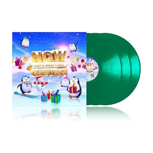 Cover for NOW · Now That's What I Call Christmas (LP) [Limited Green Vinyl edition] (2024)