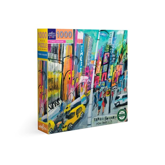 Puzzle 1000 Pcs - Times Square - (epzttms) - Eeboo - Fanituote - Eeboo - 0689196515910 - 