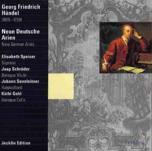 Cover for G.F. Handel · Nine German Arias (CD) (2009)