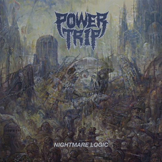 Cover for Power Trip · Nightmare Logic (LP) [Blue / Red Splatter Vinyl edition] (2024)