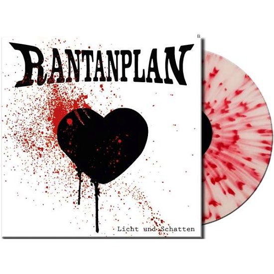 Cover for Rantanplan · Licht Und Schatten (White / Red Splatter Vinyl) (LP) (2017)