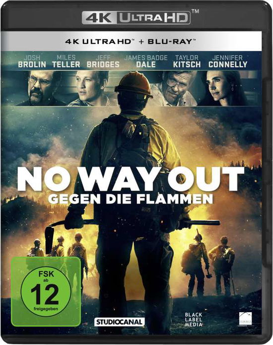 Cover for No Way Out - Gegen Die Flammen (4k Ultra Hd+blu-ray) (Blu-ray) (2018)