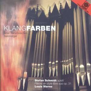 Klangfarben Einer Franzos - L. Vierne - Musiikki - MOTETTE - 4008950127910 - tiistai 12. syyskuuta 2000