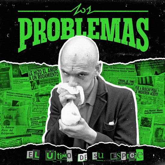 Cover for Los Problemas · El Ultimo De Su Especie (Green / Black Marbled Vinyl) (LP) (2024)