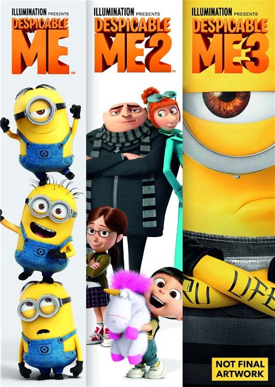Cover for Despicable Me - 3 Movie Collec · Despicable Me / Despicable Me 2 / Despicable Me 3 (DVD) (2017)