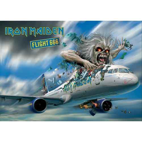 Iron Maiden Postcard: Flight 666 (Standard) - Iron Maiden - Livres - Global - Accessories - 5055295313910 - 