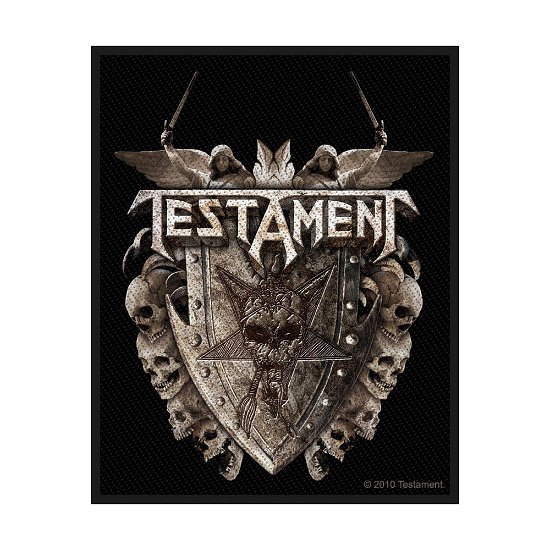 Testament Standard Patch: Shield (Loose) - Testament - Merchandise - Unlicensed - 5055339723910 - 19. august 2019