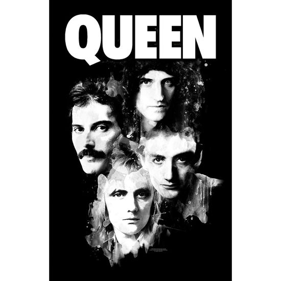 Queen Textile Poster: Faces - Queen - Fanituote - ROCKOFF - 5055339794910 - 