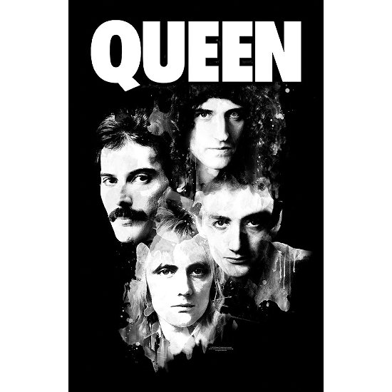 Queen Textile Poster: Faces - Queen - Merchandise - ROCKOFF - 5055339794910 - 