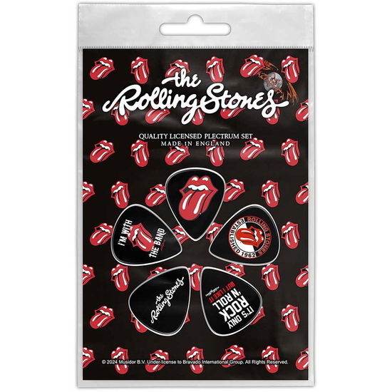 The Rolling Stones Plectrum Pack: Tongue - The Rolling Stones - Marchandise -  - 5056365727910 - 