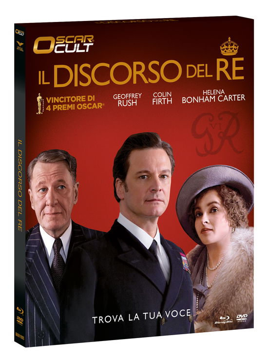 Cover for Helena Bonham Carter,alexandre Desplat,jennifer Ehle,colin Firth,michael Gambon,derek Jacobi,guy Pearce,geoffrey Rush,timothy Spall · Discorso Del Re (Il) (Blu-ray+dvd) (Blu-ray) (2021)