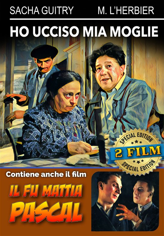 Cover for Ho Ucciso Mia Moglie / Fu Matt · Ho Ucciso Mia Moglie / Fu Mattia Pascal (Il) (DVD) (2023)