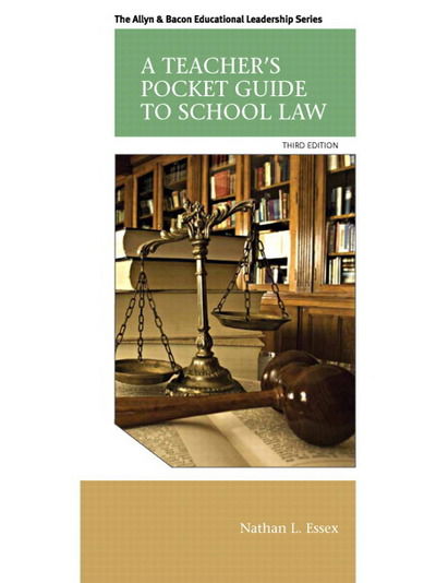 Cover for Nathan Essex · Teacher's Pocket Guide to School Law, A (Paperback Book) (2014)