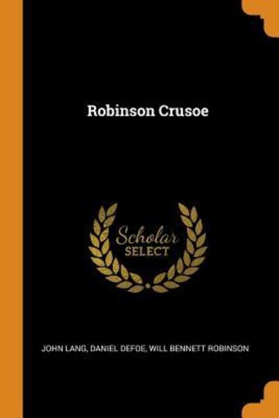 Cover for John Lang · Robinson Crusoe (Taschenbuch) (2018)