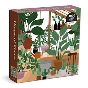 Cover for Galison · House of Plants 1000 Piece Puzzle in Square Box (GAME) (2022)