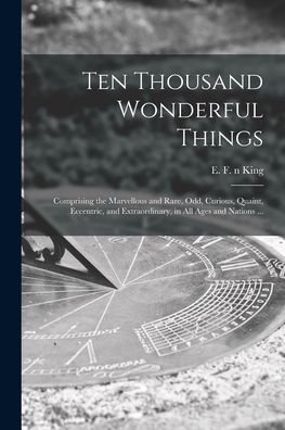 Cover for E F (Edmund Fillingham) N 878 King · Ten Thousand Wonderful Things (Pocketbok) (2021)