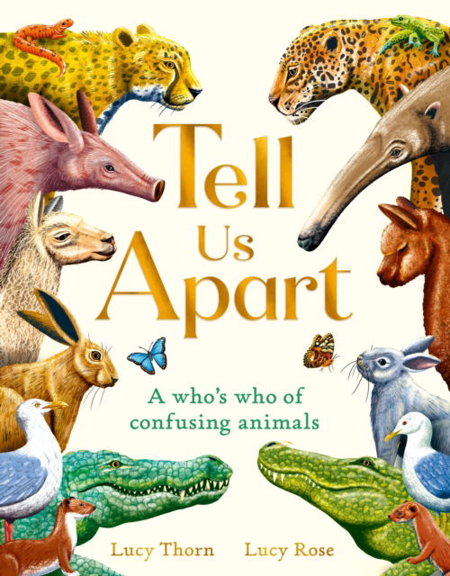 Cover for Lucy Thorn · Tell Us Apart: A who's who of confusing animals (Paperback Book) (2026)