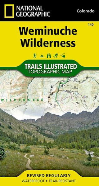 Cover for National Geographic Maps · Weminuche Wilderness: Trails Illustrated (Kort) (2023)