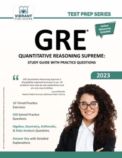 GRE Quantitative Reasoning Supreme - Vibrant Publishers - Livres - Vibrant Publishers - 9781636510910 - 25 août 2022