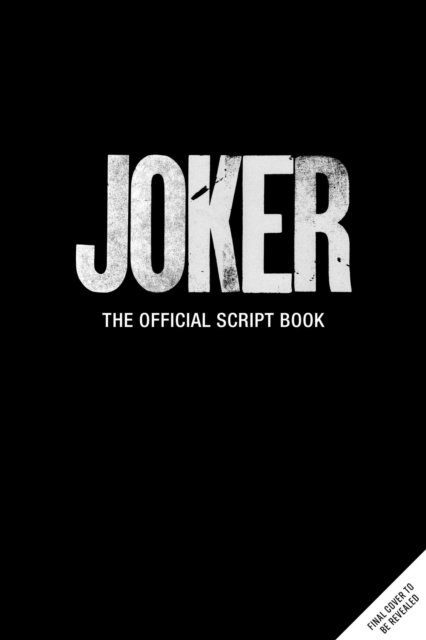 Cover for Insight Editions · Joker: The Official Script Book (Hardcover bog) (2022)