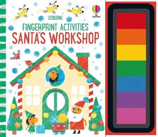 Fingerprint Activities Santa's Workshop - Fingerprint Activities - Fiona Watt - Książki - Usborne Publishing Ltd - 9781805318910 - 10 października 2024