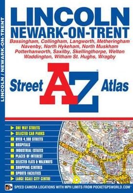 Cover for Geographers' A-Z Map Company · Lincoln A-Z Street Atlas (Paperback Book) [New Fifth edition] (2012)
