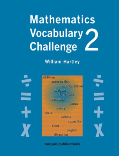 Cover for William Hartley · Mathematics Vocabulary Challenge Two: 36 Blackline Worksheets Ages 8-11 (Paperback Book) (2008)