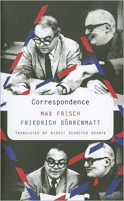 Cover for Max Frisch · Correspondence - The Swiss List (Hardcover Book) (2012)