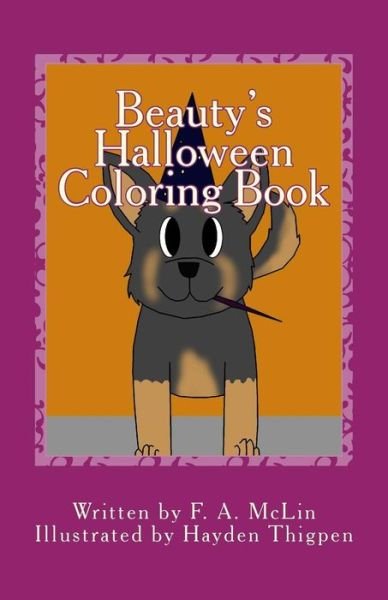 Cover for F a McLin · Beauty's Halloween Coloring Book (Pocketbok) (2017)