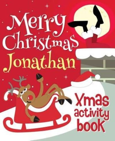 Cover for Xmasst · Merry Christmas Jonathan - Xmas Activity Book (Paperback Bog) (2017)