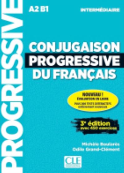 Cover for Odile Grand-Clement · Conjugaison progressive du francais - Niveau intermediaire (A2/B1) + CD (Paperback Book) (2020)